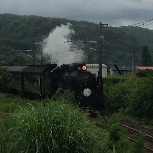蒸気機関車を久しぶりに見ました